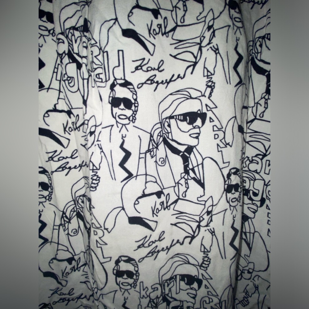Truly unique Karl Laggerfeild button up shirt - Picture 5 of 9